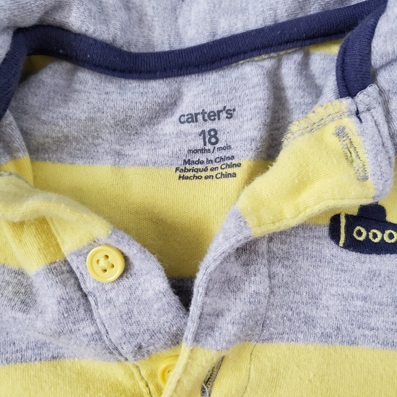 18M Submarine Collared Onesie - Picture 3 of 3